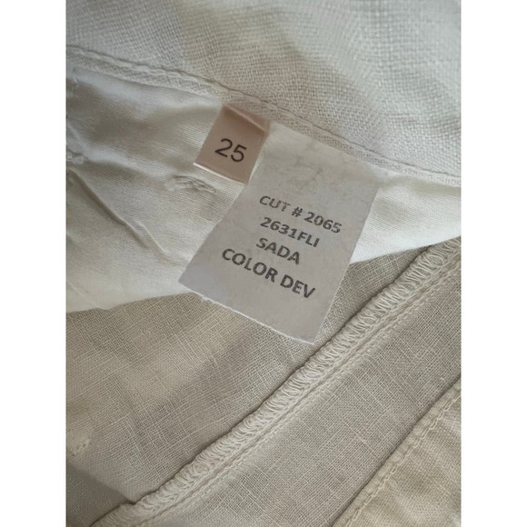 L'Agence Sada Linen Pants in Ivory - Picture 12 of 12